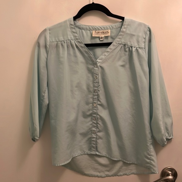 Francesca’s mint green blouse - Picture 1 of 4